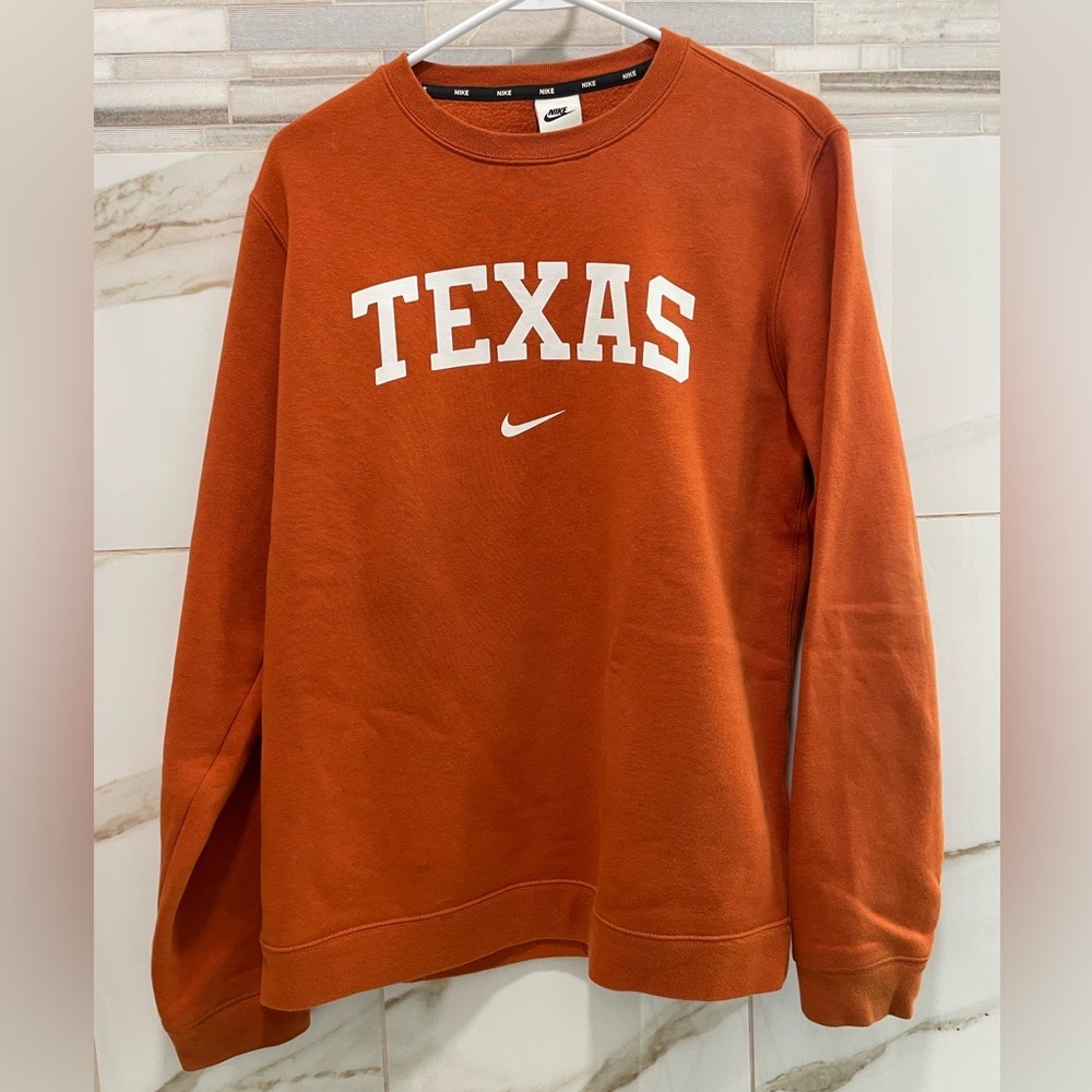 Nike Men’s classic Texas Longhorns football Sweatshirt sz M - Picture 6 of 9